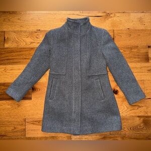 Talbots Size 4P Albury Italian Wool Blend Stadium Jacket Coat Lined